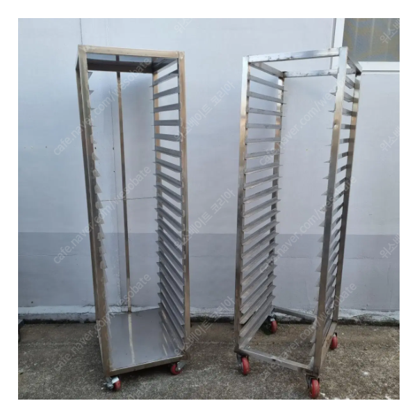 업소용 20매 스텐렉 랙크 빵카트 빵진열대