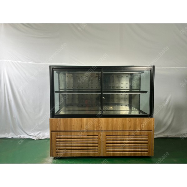 세경 블랙&브라운 앞문형 2단 쇼케이스